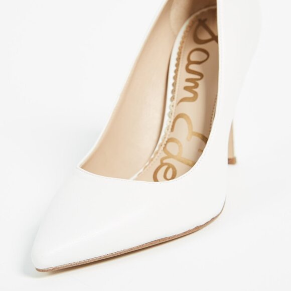 Sam Edelman Hazel Pointy Toe Pump Sz 7 | Color: Bright White - Picture 2 of 5